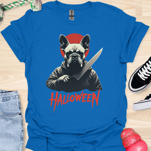 Halloween - V7 - Japanese Frenchie Assassin T-Shirt